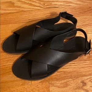 Madewell Women’s Boardwalk Crossover Sandals